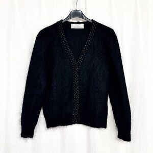 5 Designer Bundle Vintage Black Sweaters with Embellished Design